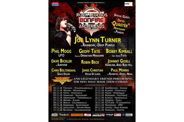 Bild: Bonfire – A Night With Rock Legends – Live in Fürth!