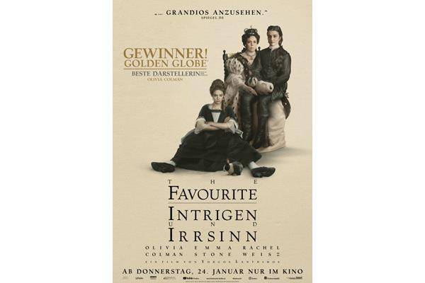 Bild: The Favourite – Intrigen und Irrsinn – im Kino